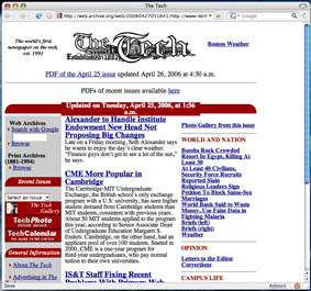 [The Tech, April 2006]